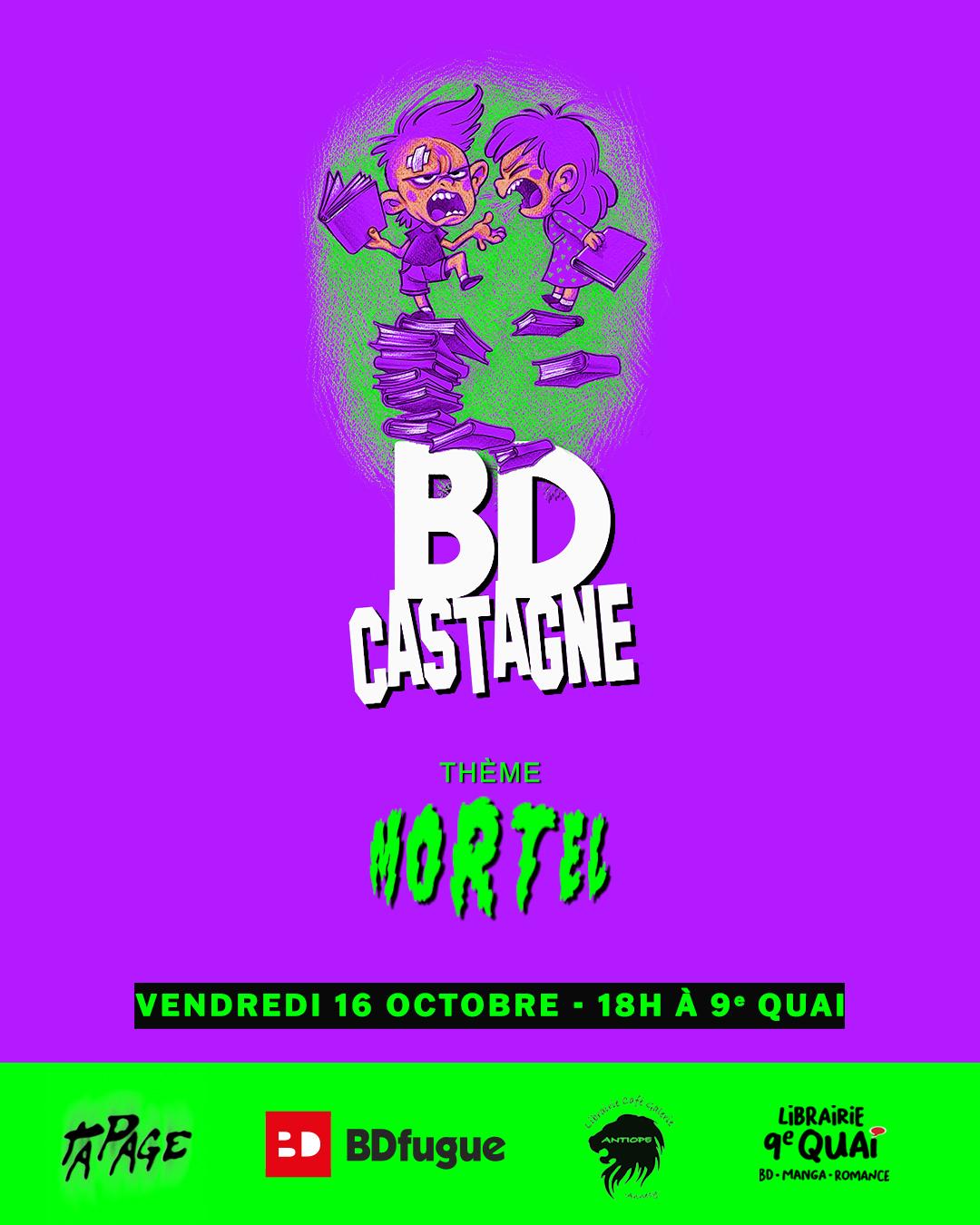 affiche bd castagne