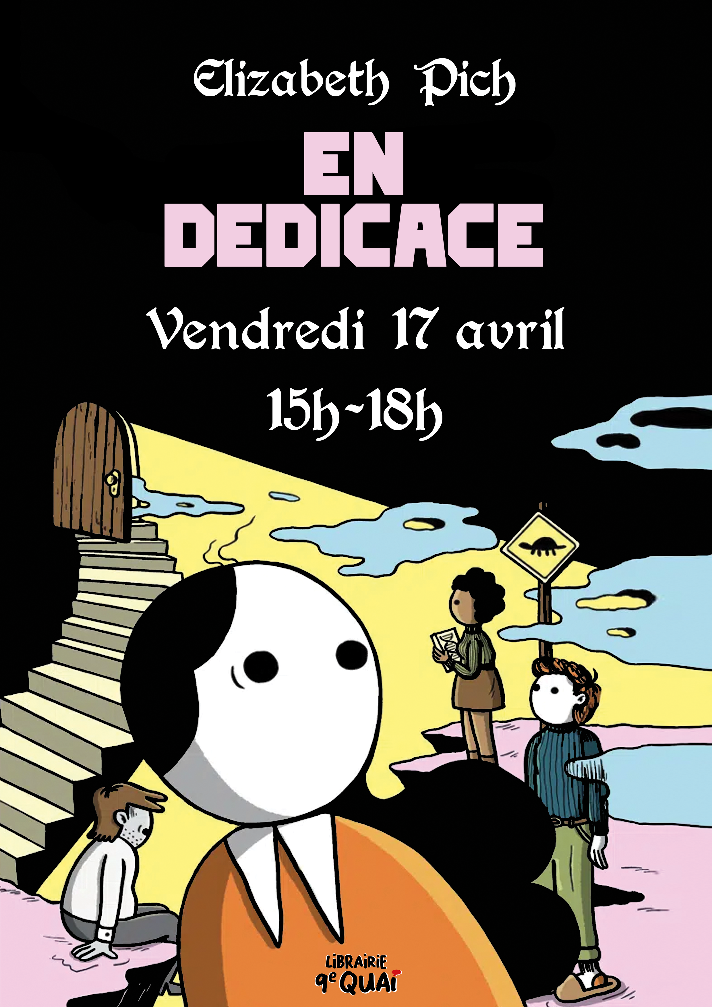 Affiche dédicace Elizabeth Pich