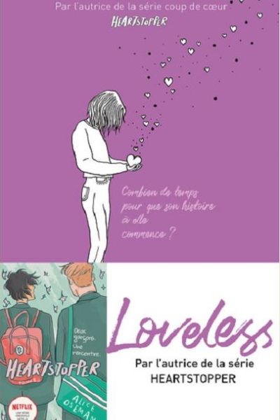 Couverture livre Loveless Alice Oseman, l'autrice de Heartstopper, Nathan Editions, 9e Quai Romance Annecy