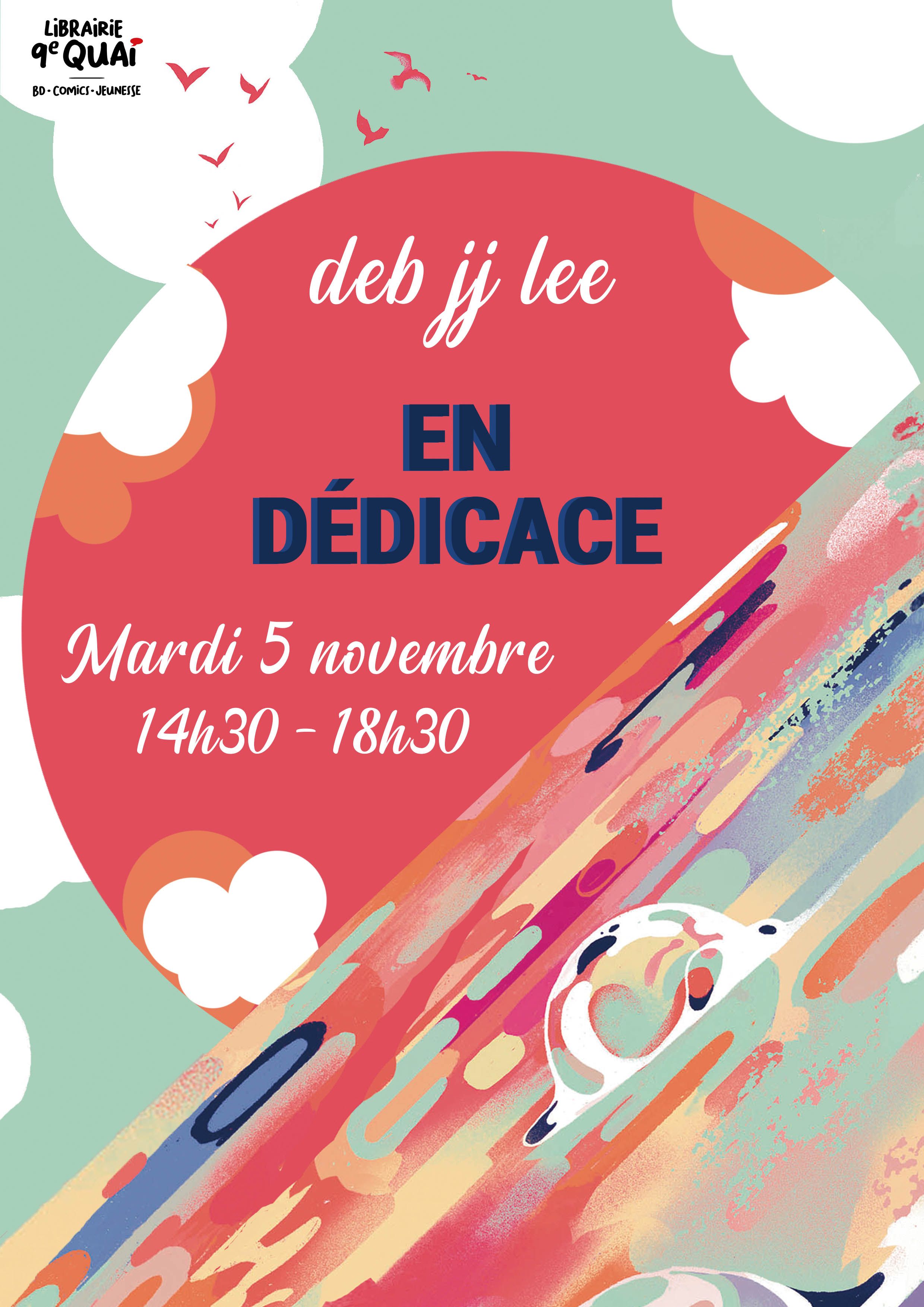 Affiche annonce dédicace Deb JJ Lee