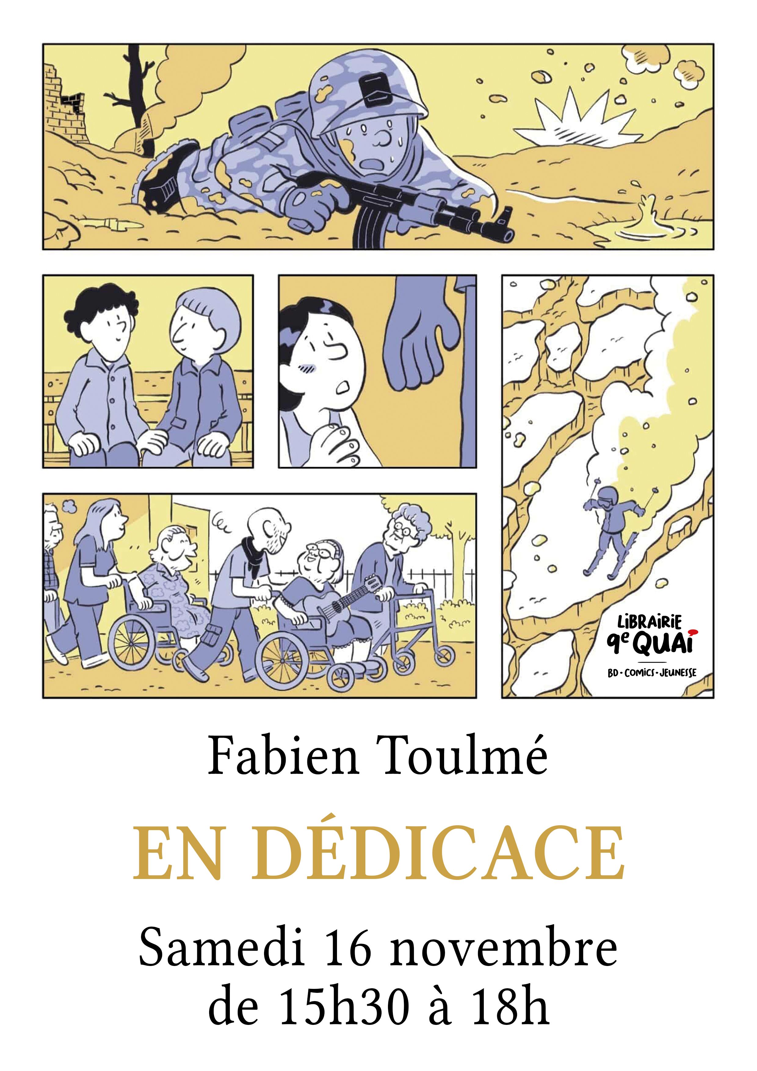 Affiche dédicace Fabien Toulmé