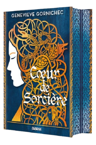 Couverture livre Coeur de sorcière  Geneviève Gornichec Sabran Editions 9e Quai Romance