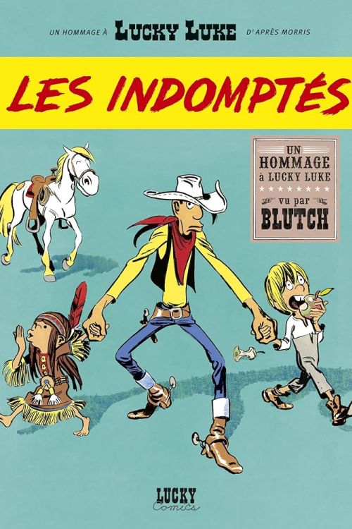 Couverture "Lucky Luke - Les indomptés"